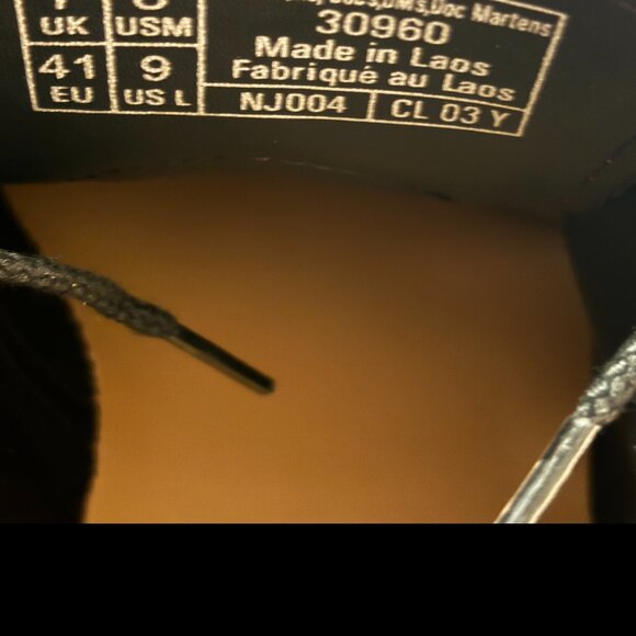 DR. MARTENS 30960 OXBLOOD PEBBLED LEATHER OXFORDS - Picture 5 of 6